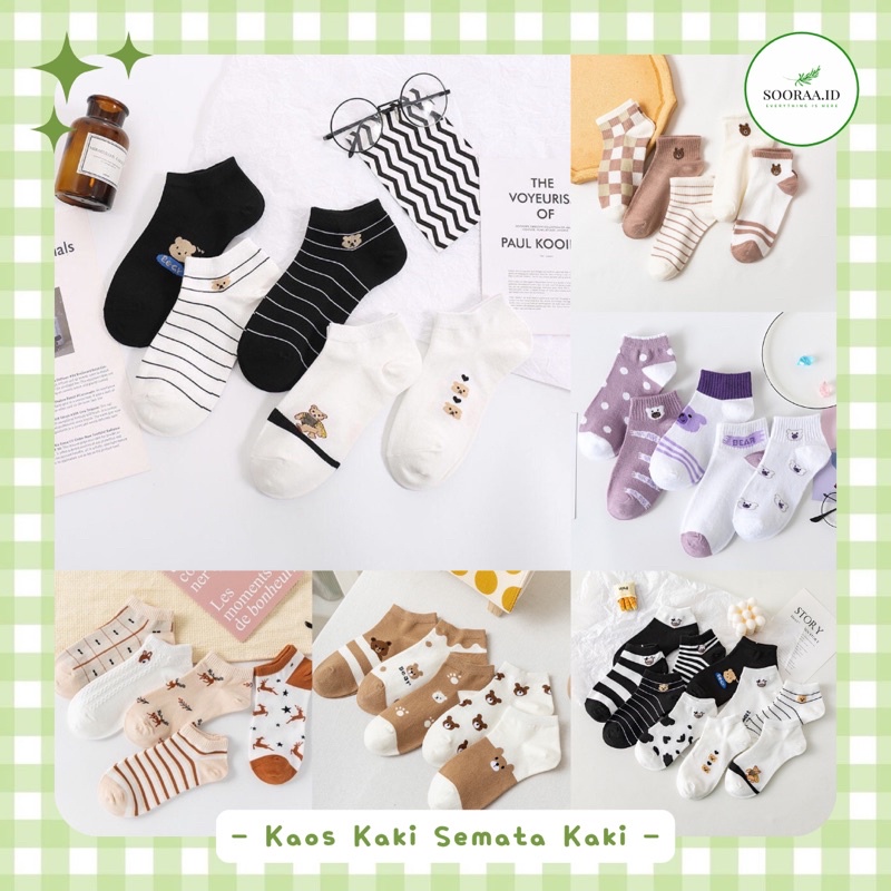 ✨Kaos Kaki Korea Simple Aesthetic Cute✨