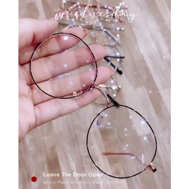 KACAMATA BULAT WANITA KEKINIAN ANTI RADIASI KODE 72991