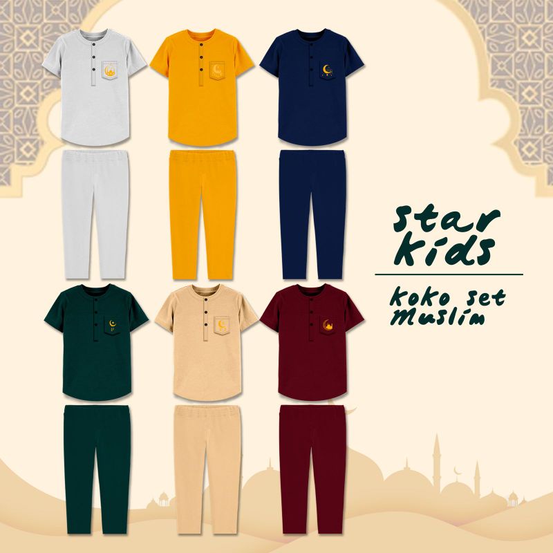 KOKO MUSA STARKIDS 246810Y-KOKO ANAK BAHAN KAOS COMBED Premium