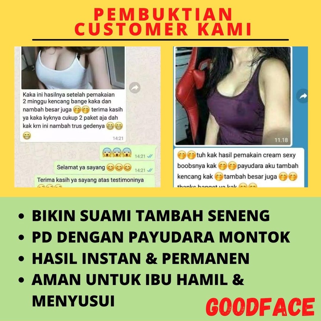 [PRIVASI] CREAM PEMBESAR PAYUDARA SEXY BOOBS PERAWATAN PAYUDARA