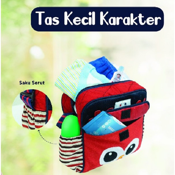 Baby Cute Tas Bayi Kecil Karakter (LION/MOUSE/OWL) - BCT 1051 1061 1071