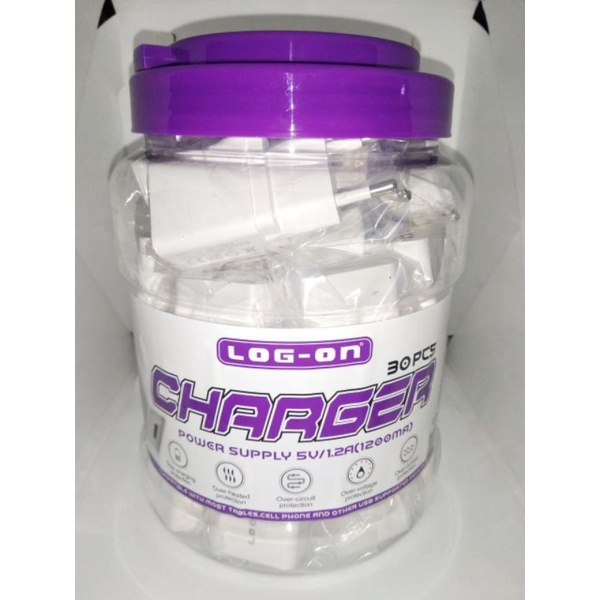 BATOK Kepala Charger Log-on Bold LO-C01