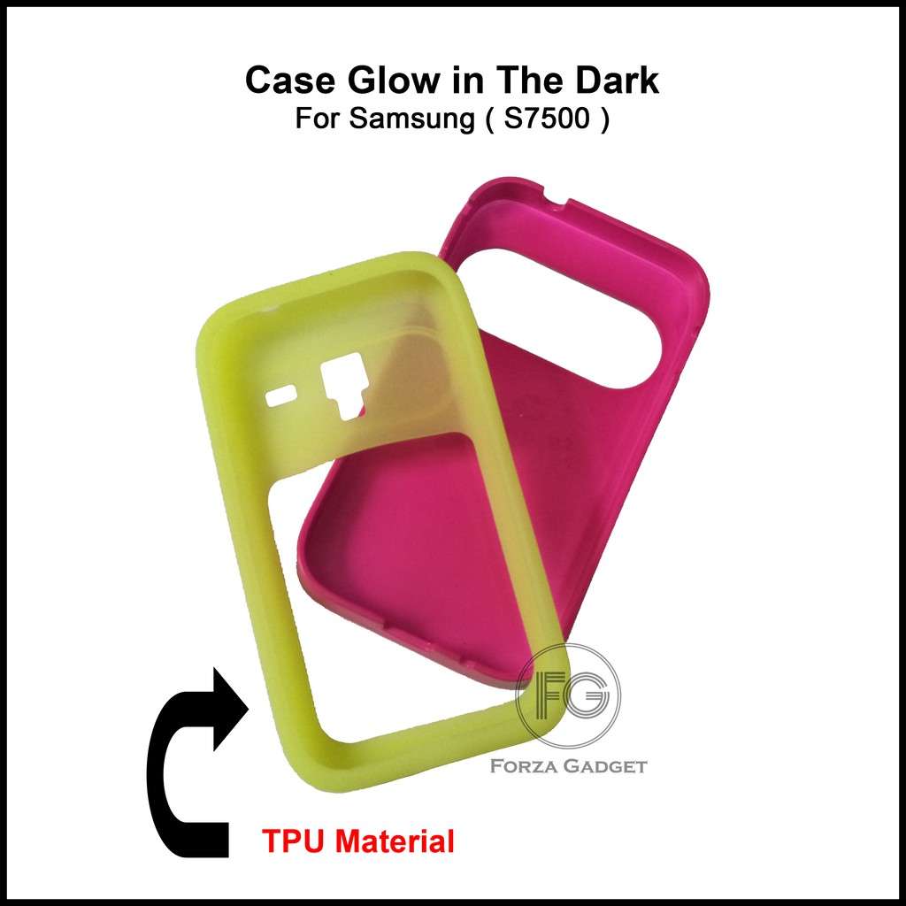 Case i-Glow for Samsung Galaxy Ace Plus S7500 (Glow in The Dark)