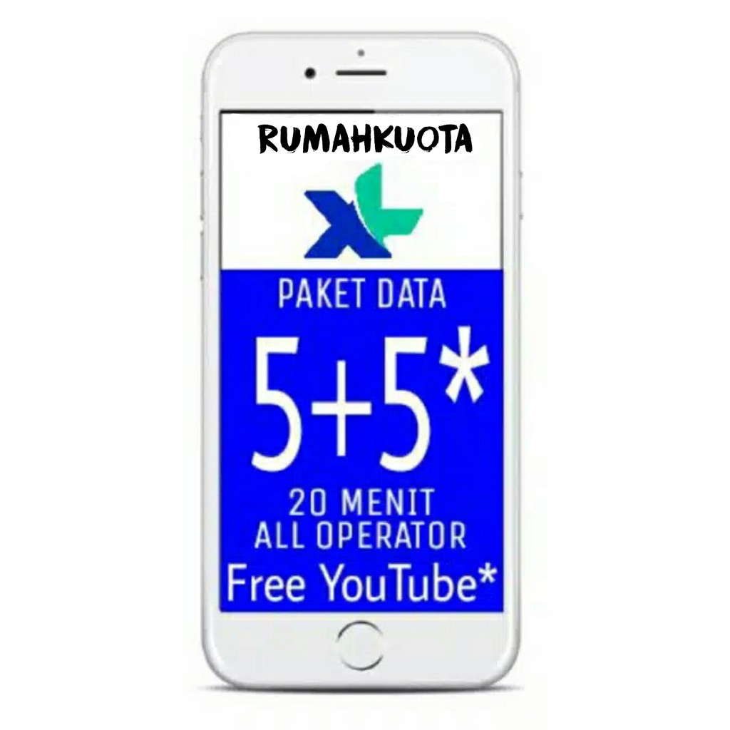 XL XTRA COMBO 5GB + 5GB YOUTUBE & VIP 5GB DATA INTERNET XL 30 hari KUOTA PAKET XL