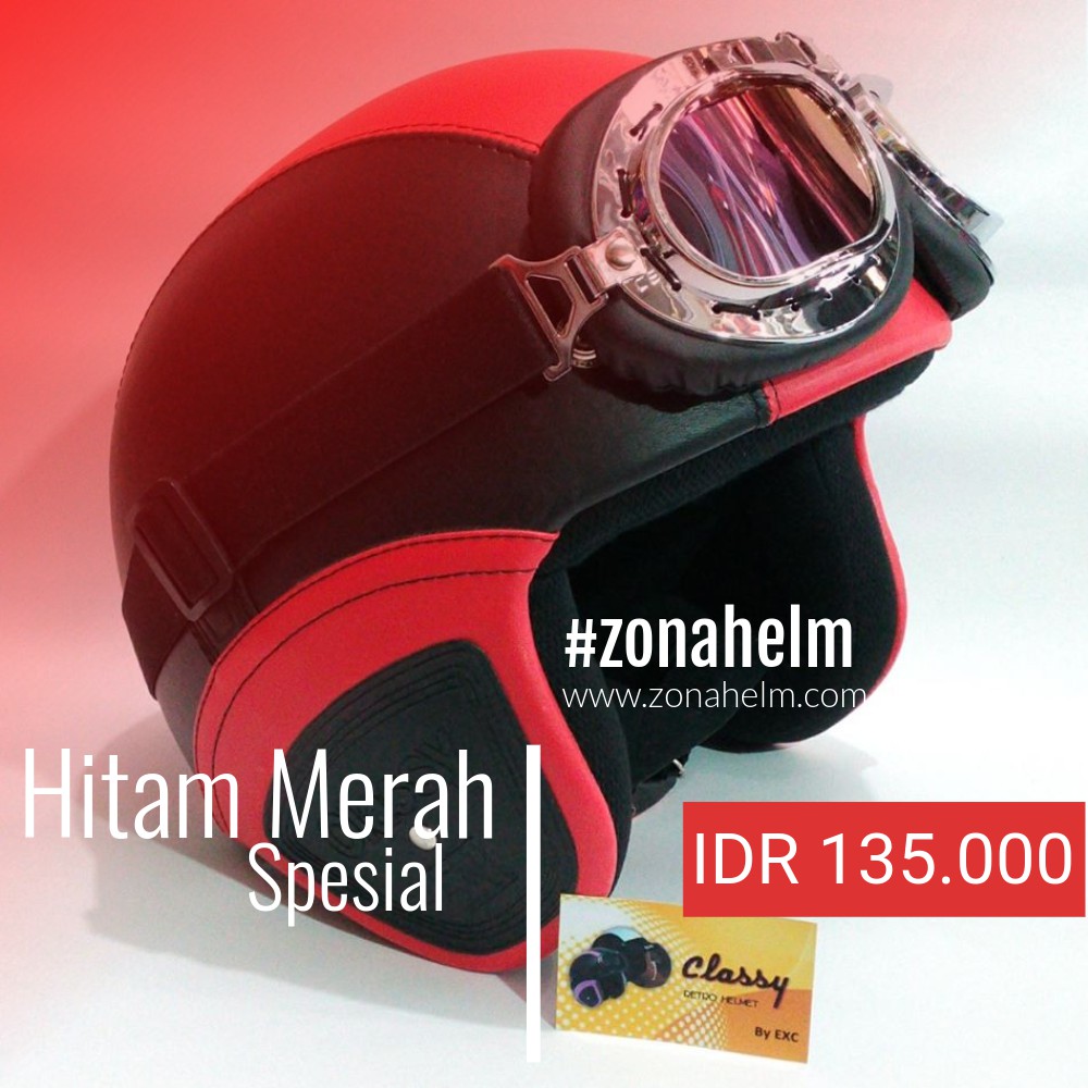 Helm Kulit Bogo Asli Merk Classy Semua Warna Google Import