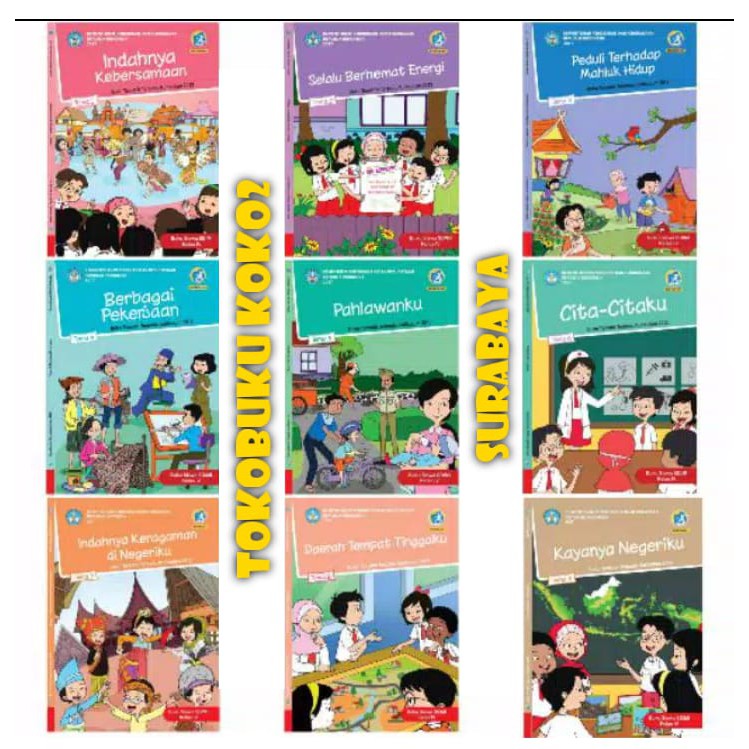 BUKU PAKET TEMATIK KELAS 4 SD (TEMA 1,2,3,4,5,6,7,8,9)