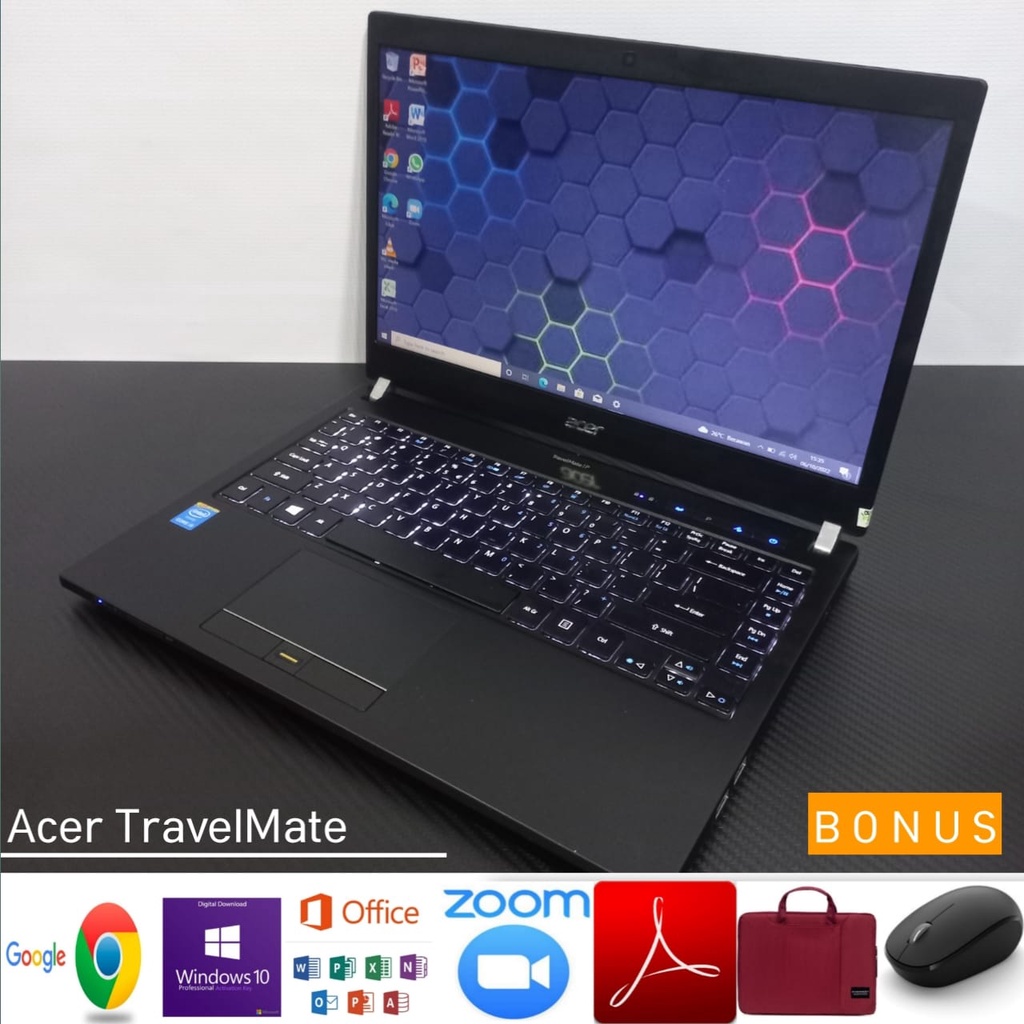 Laptop Acer Travelmate P645 Intel Core i5 Gen5 Ram 8GB SSD 256GB Intel HD 5500 - Win 10