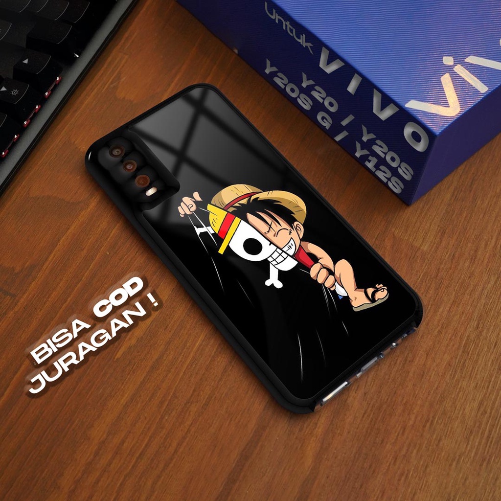 CASE VIVO Y20 / Y20s / Y20sG / Y12s - Casing VIVO Y20 / Y20s / Y20sG / Y12s [ One Piece ] Silikon VI