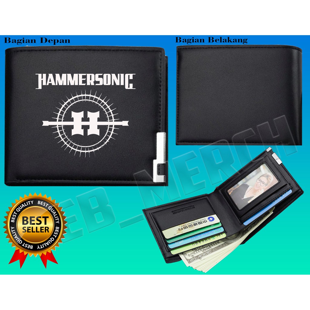 Dompet Pria Lipat HAMMERSONIC Dompet Kulit Men Fashion Letter Wallet KEREN    EB_MERCH