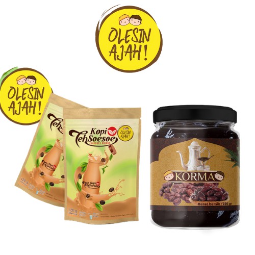 

Promo OlesinAjah Selai Korma 200Gr + Kopi Teh Soesoe Premium Flavoured Drink - 120G
