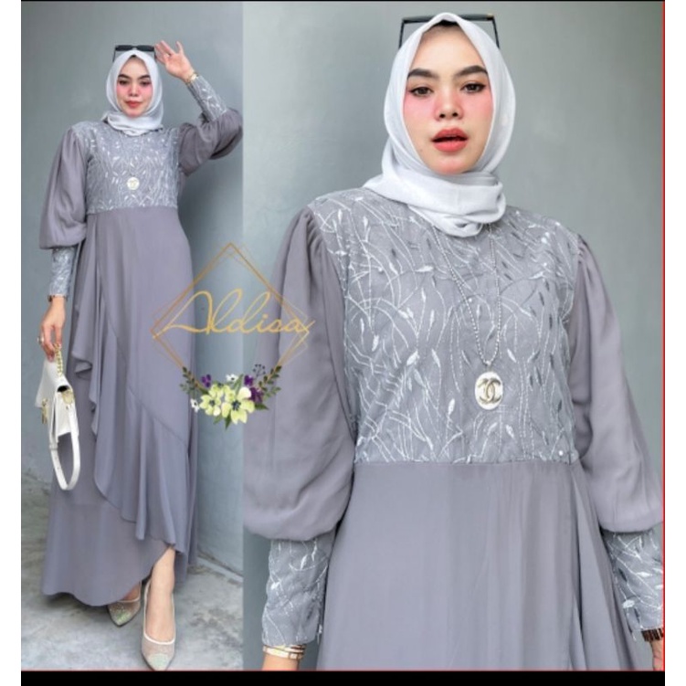 BYANCA DRESS  -SIAP KIRIM SYARI  aldisa