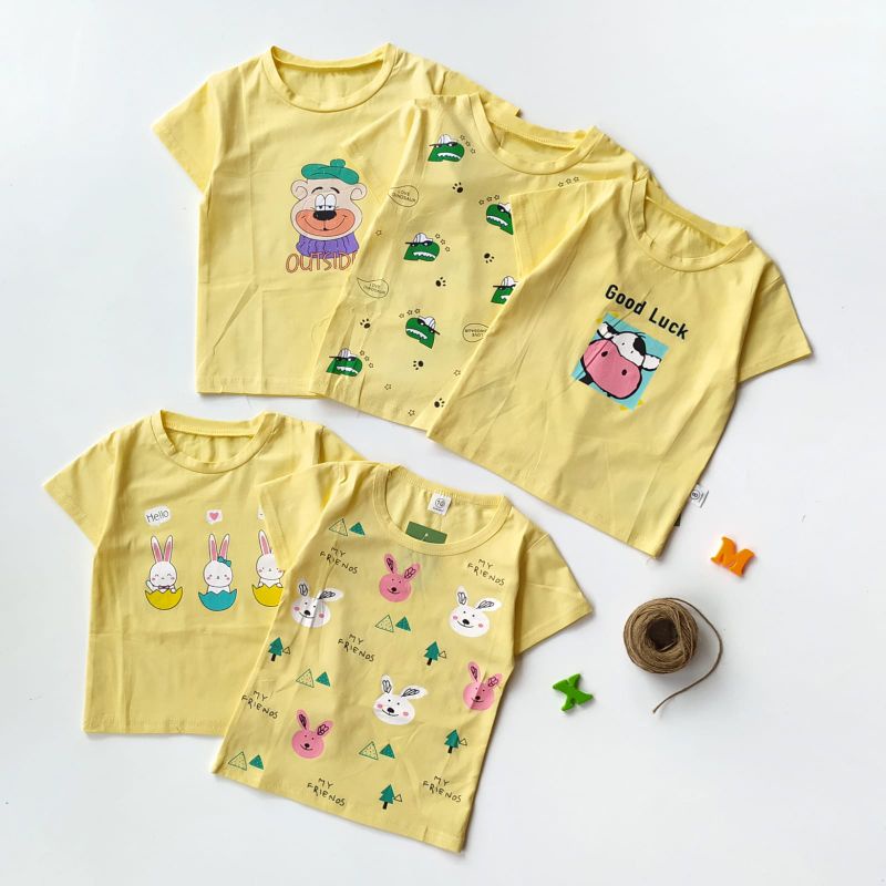 Kaos Import Anak Cewek Kaos Girl 0-3 Tahun  Bahan Super Adem