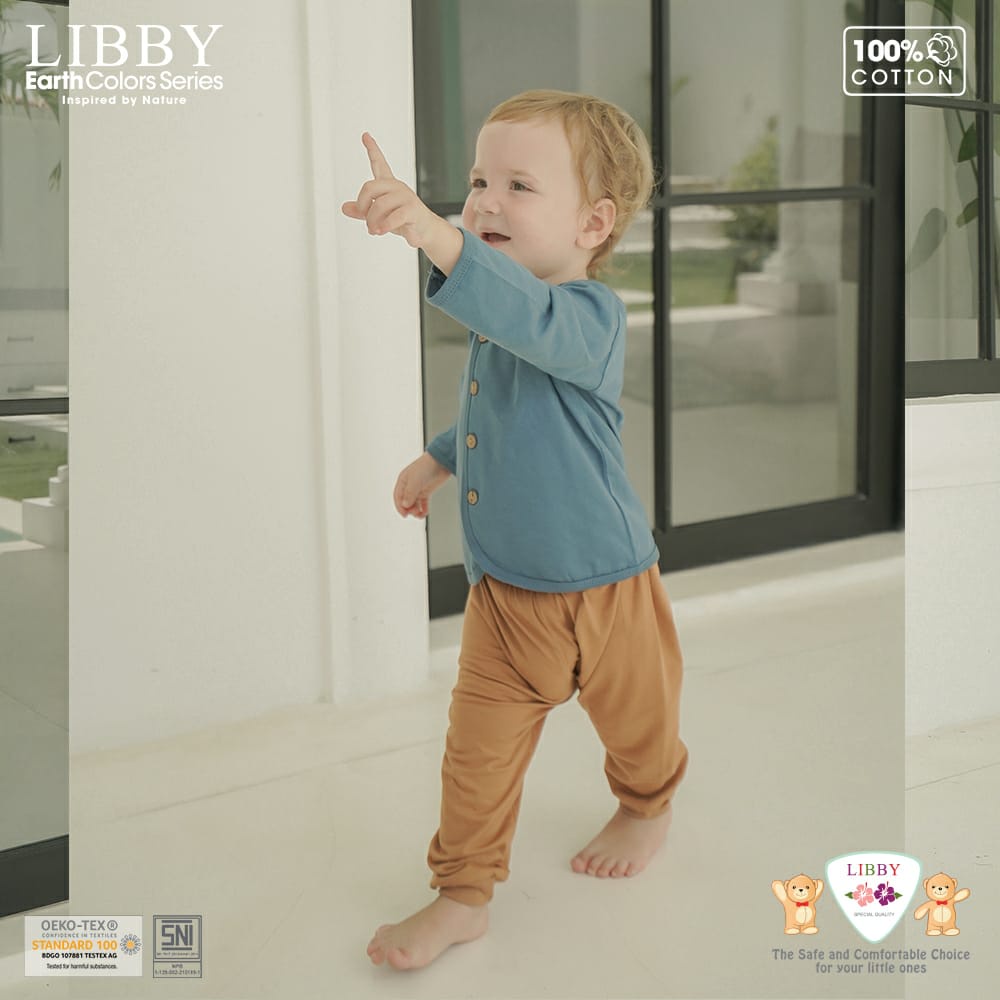 LIBBY BABY EARTH COLORS #2 SERIES Comfy Set Panjang