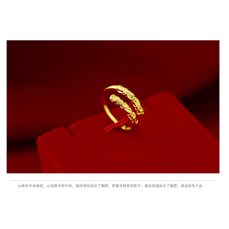 Cincin Hoop Batang Lapis Emas Asli Kadar 375 Untuk Pria Dan Wanita