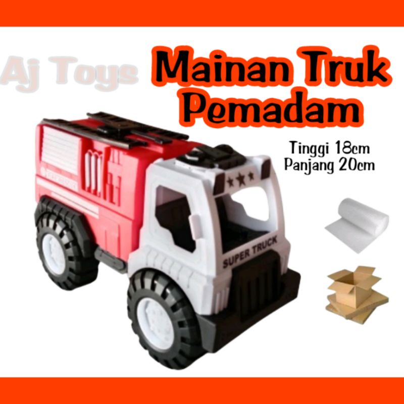 Mainan Truk Pemadam Kebakaran Mainan Besar Patrol Metal AK90