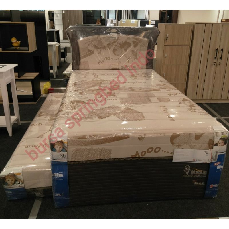 Springbed American Pillo Sorong 2in1 Kids 120 / 120x200 / 120 x 200 full set komplit
