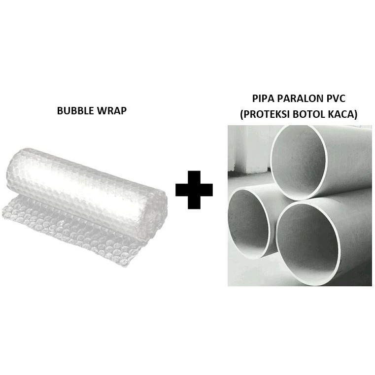 

Bubble Wrap dan Pipa Paralon PVC Extra Packaging