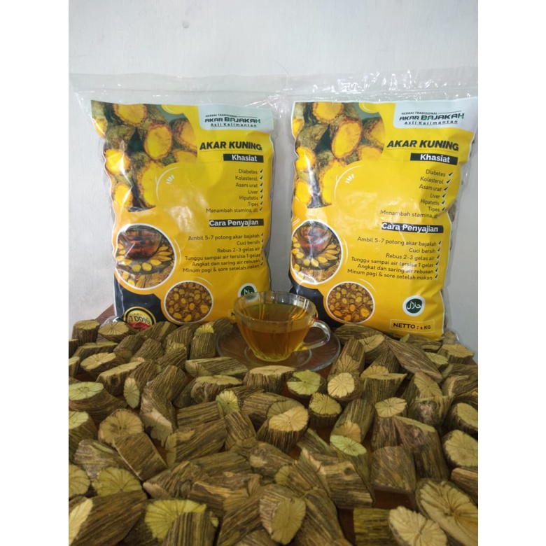 

Akar Bajakah Kuning asli kalimantan 100% Original 1Kg