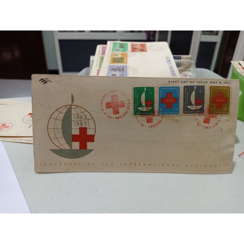 

Perangko / Amplop Centenary of The International Red-Cross