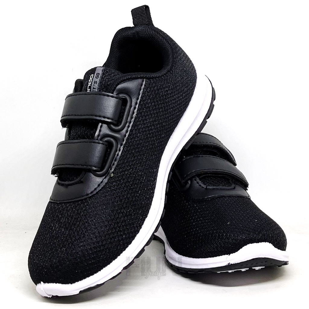 FIURI - ANDO ORIGINAL -  NOELLE LIAM PINO VIANY PEREKAT 29-40 HITAM PUTIH - SNEAKERS KANVAS SOL KARET ANAK KECIL PEREMPUAN LAKI-LAKI - SEPATU KETS LUCU FASHION TRENDY - SEPATU SEKOLAH PAUD TK SD KRETEKAN CEWEK COWOK MURAH PROMO DISKON BONUS KAOS KAKI