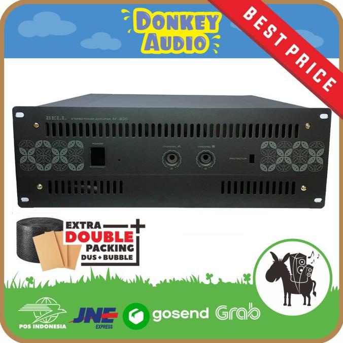 BOX M-900 M900 M 900 POWER AMPLIFIER AUDIO CASING AMPLIFIER BELL .