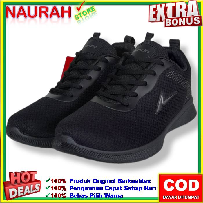 SEPATU ANDO ORIGINAL DELLI LUCIA SNEAKERS UNISEX WANITA PRIA KUALITAS IMPORT SPORTY CASUAL LIMITED EDITION