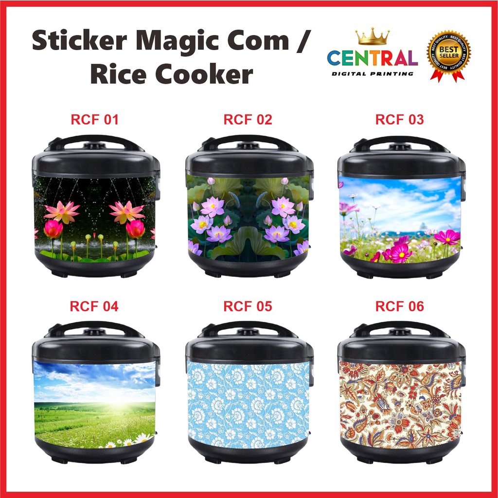 

Stiker/Stiker Magic Com / Rice Cooker Bahan Vynil Premium Tebal rcfA