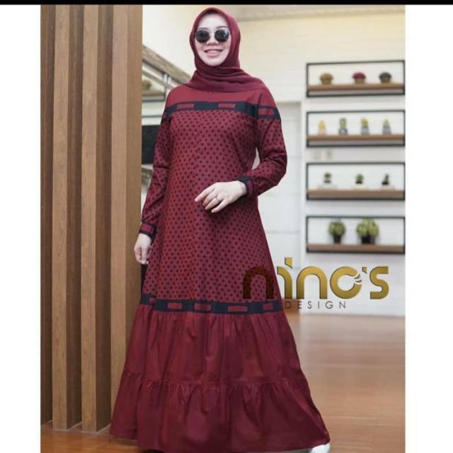 Arumi Dress / Dress Muslim Wanita / Gamis Murah