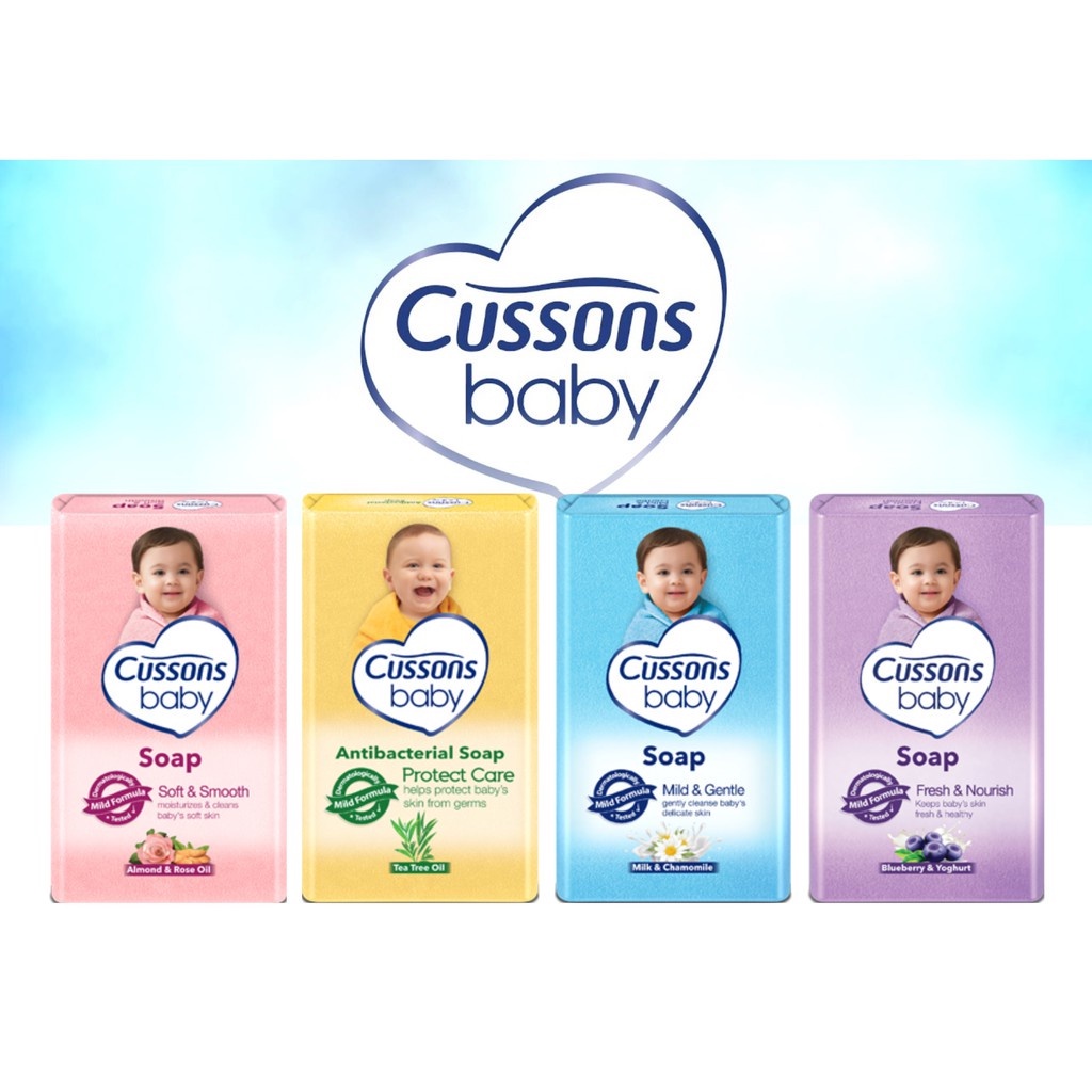 *FRAULEINCO* Cussons Baby Soap Sabun Batang 75gr / SABUN BAYI