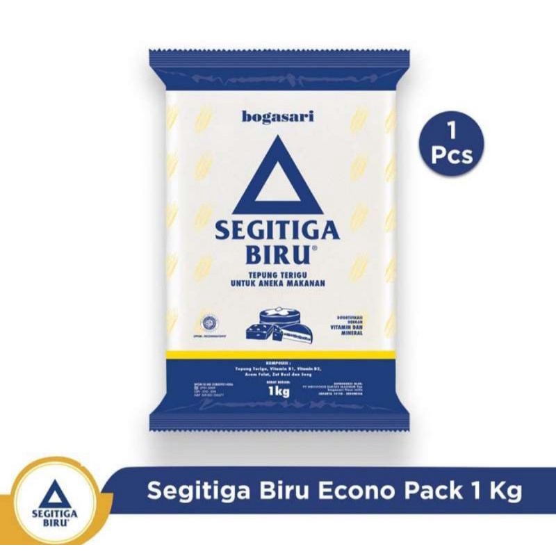

bogasari segitiga biru tepung terigu 1kg