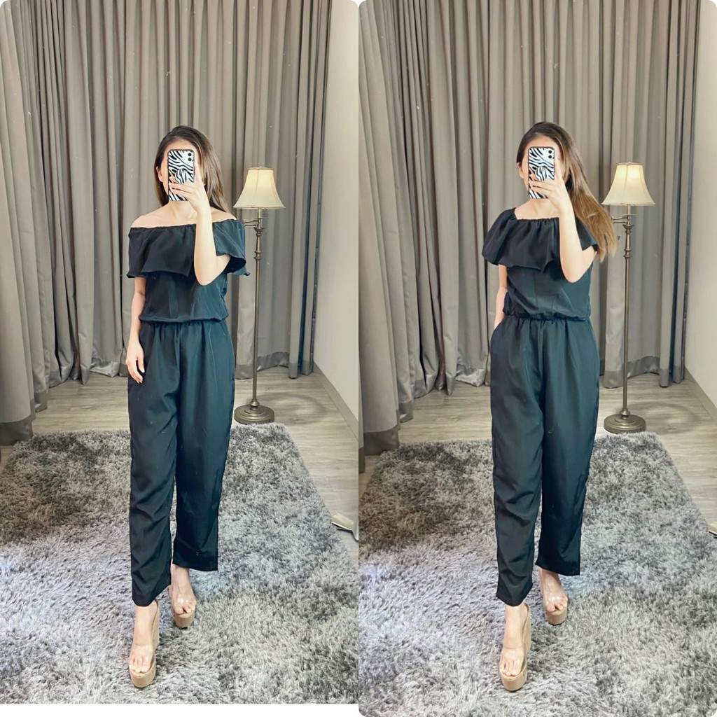 (COD) Jumpsuit Agatha Varian Warna / Pakaian Wanita / Jumpsuit