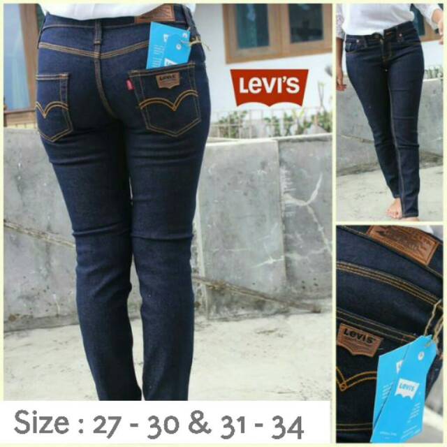 Celana Jeans Levis Wanita Biru Dongker Murah