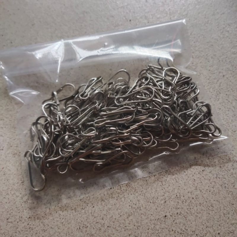 [50gr] Pengait Masker Stopper Besi 2 cm