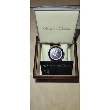 Alexandre Christie AC 6141 MC Chronograph Blue Rosegold
