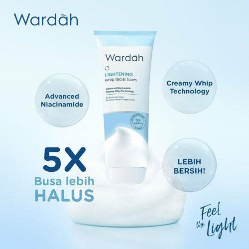 ❤️GROSIR❤️  Wardah Lightening Whip Foam 100ml