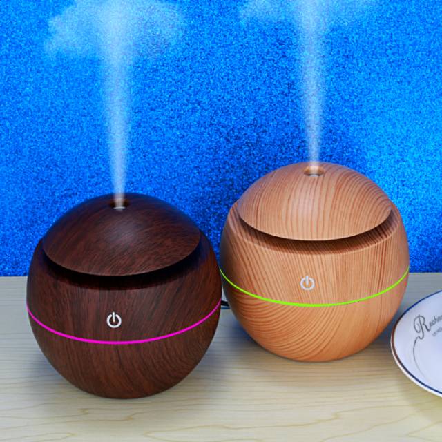 Humidifier Desain Kayu Aromatherapy Air Wood Design 130ml