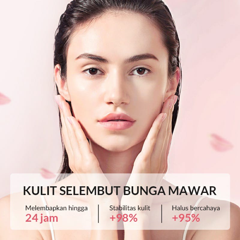 BPOM BIOAQUA Flower Series Rose Petals Toner 250ml / Toner Wajah / BS