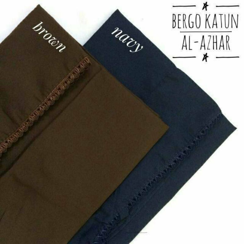 Al Azhar - Hijab Instan Bergo al azhar / Jilbab Sekolah