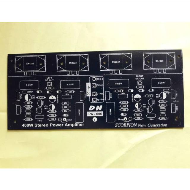 Jual Pcb power amplifier stereo 400watt Indonesia|Shopee Indonesia