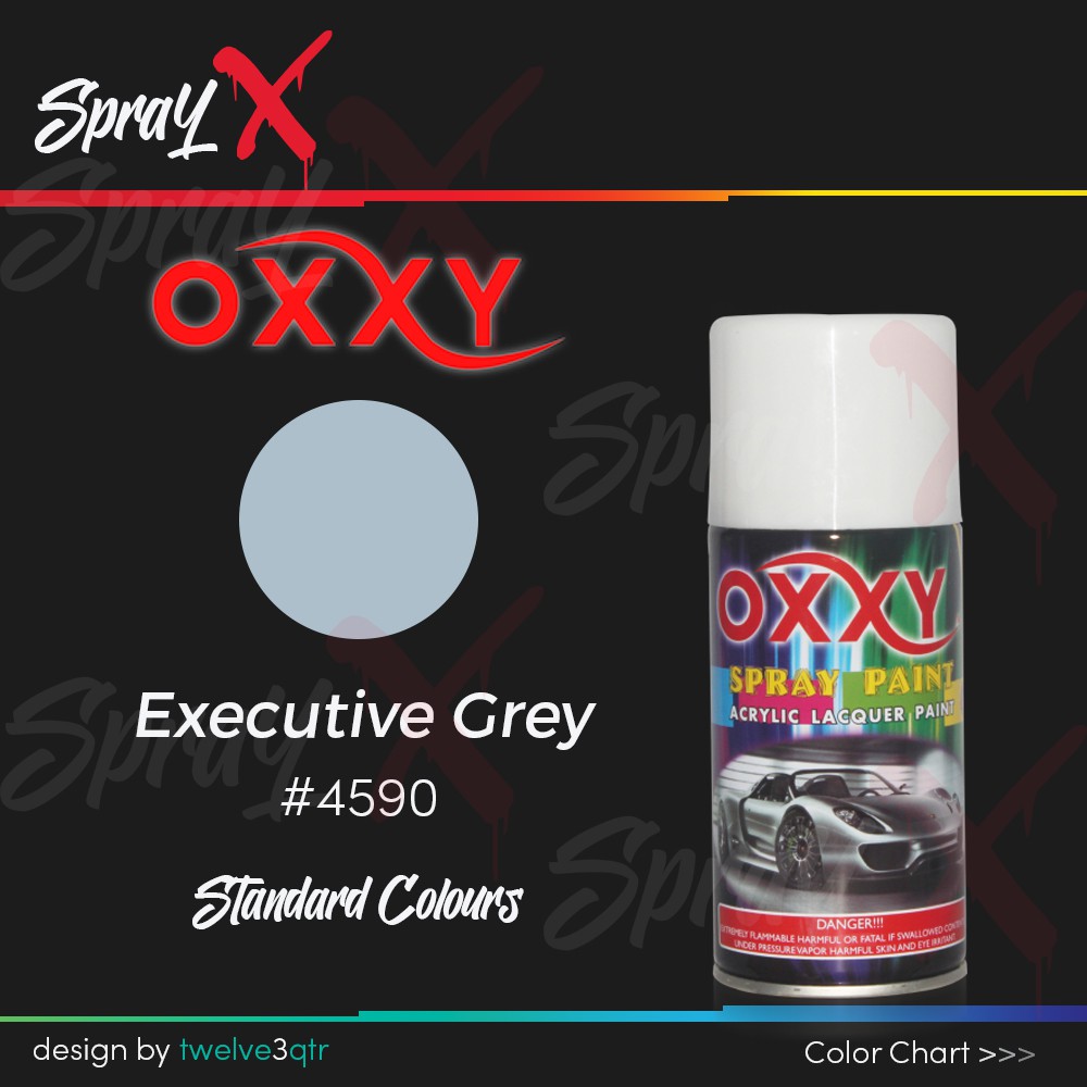 

OXXY STANDARD EXECUTIVE GREY 4590 / ABU PASTEL #4590 300ML - CAT SEMPROT / SPRAY PAINT / PILOX