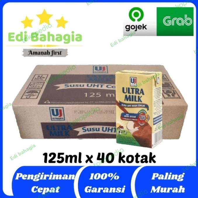 

(BISA COD) Susu Ultra Milk Rasa Cokelat 125 mL Box (1 Box-40pcs) LIMITED EDITION Kode 574