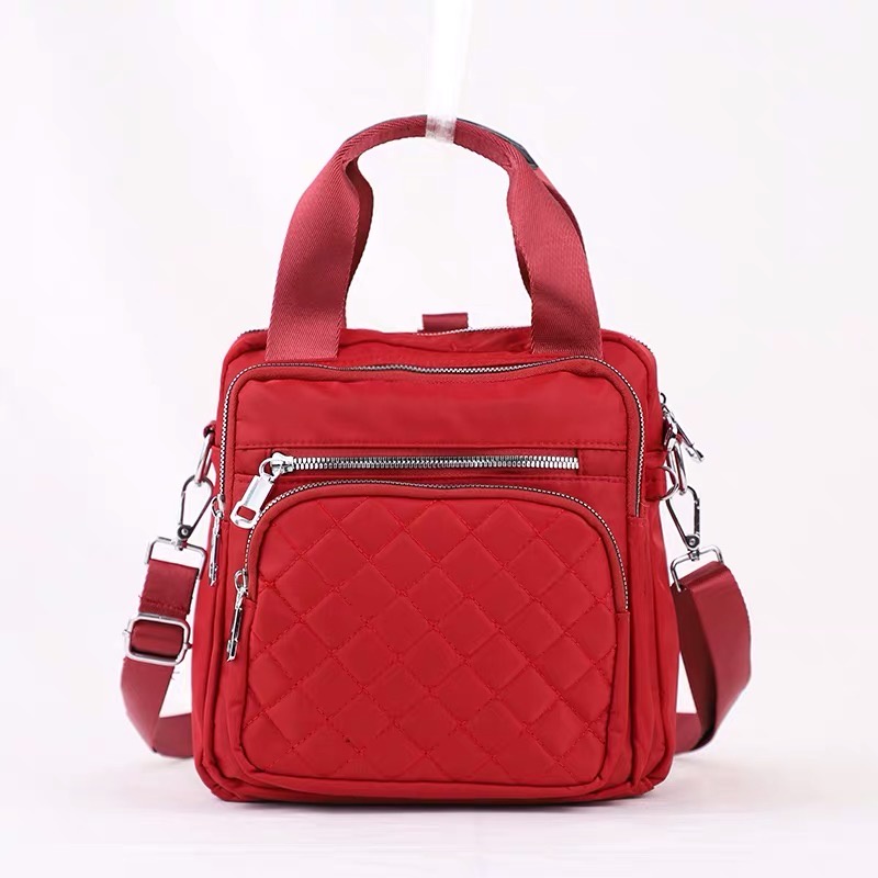 LUCKYMALL Tas Wanita Import Jinjing Selempang Ransel BOBO BB6696 6696 Bordir 3 In 1 Bahan Parasut Kualitas Super