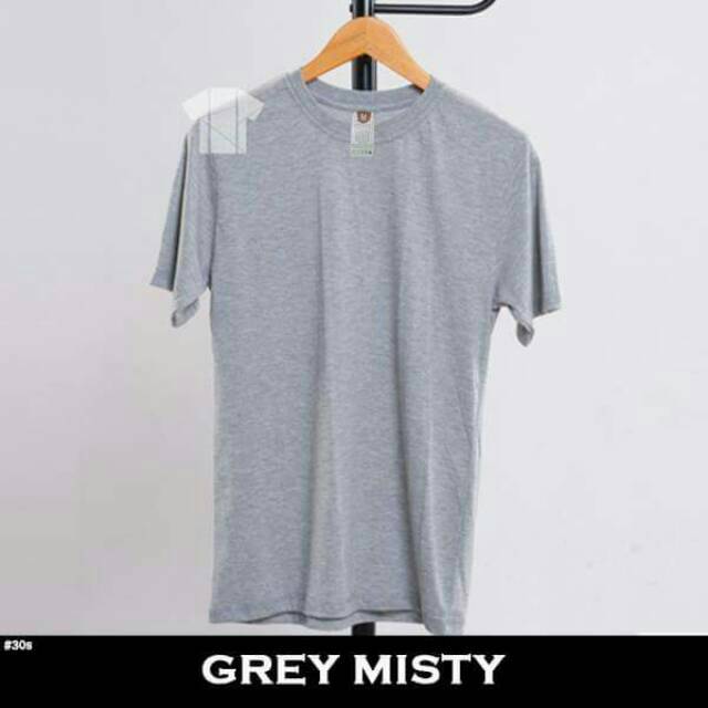  KAOS  POLOS  BANDUNG GREY MISTY Shopee Indonesia