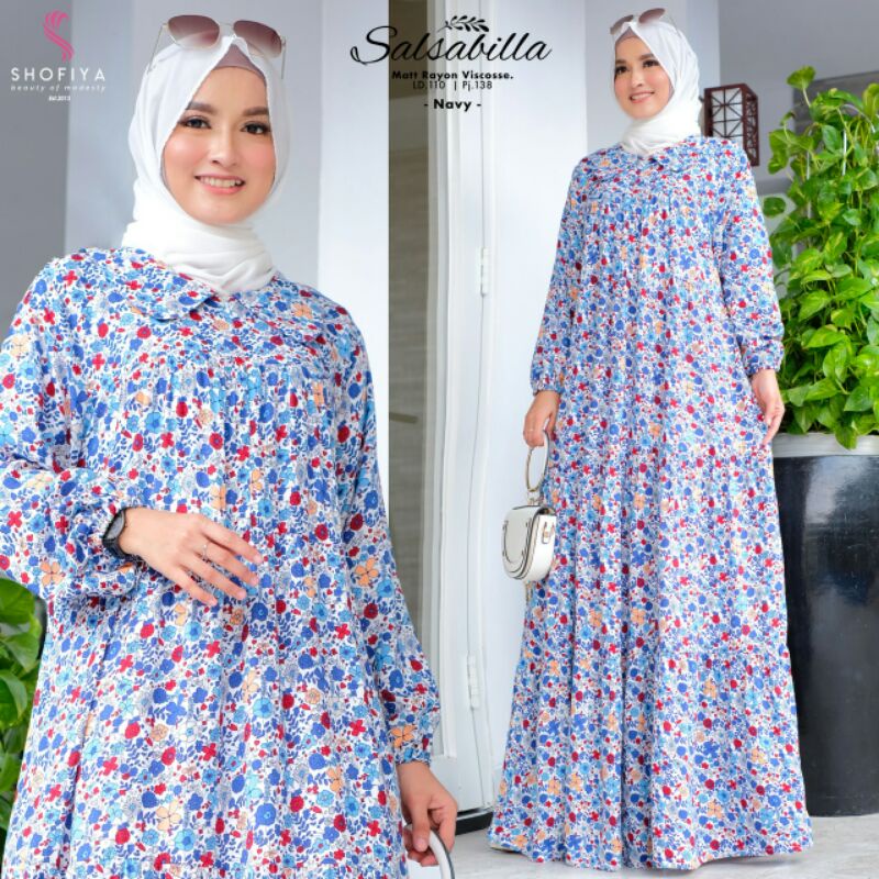 SALSABILLA Maxi Dress Ori by Shofiya Fashion