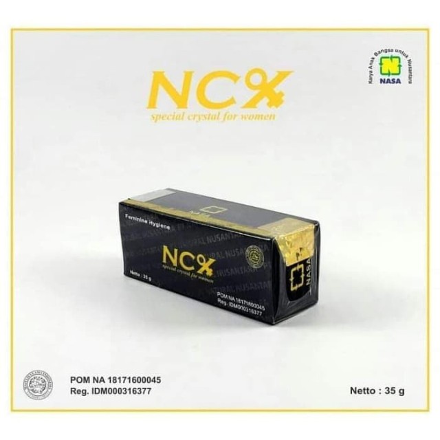 «270› Obat Kewanitaan Herbal Cristal-X NCX For Women Original PT.NASA 35 gr untuk Keputihan Parah