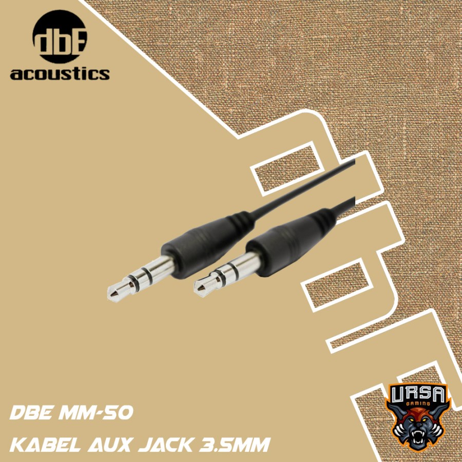 Kabel Aux dbE Acoustics MM50 3.5mm to 3.5mm Jack - Kabel Aux dbE Ori