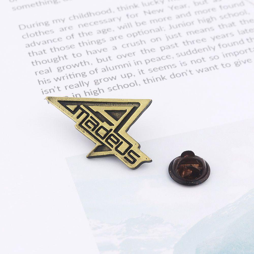 Nickolas1 Game Steins Gate Wanita Pria Cosplay Lencana Perhiasan Hadiah Lapel Pin Labmen Bros Pin