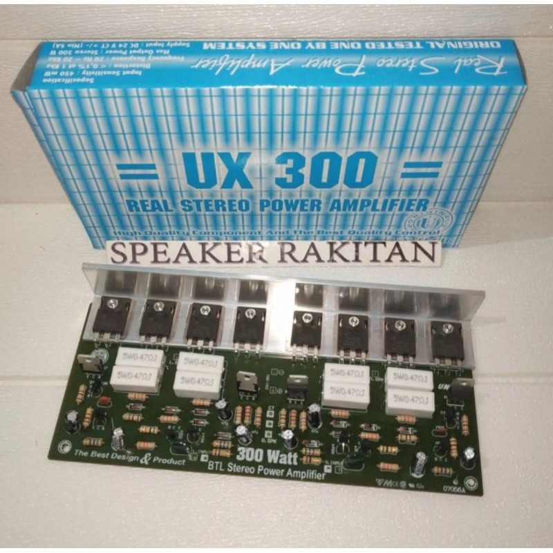 Kit Power Amplifier Stereo 300Watt UX-300