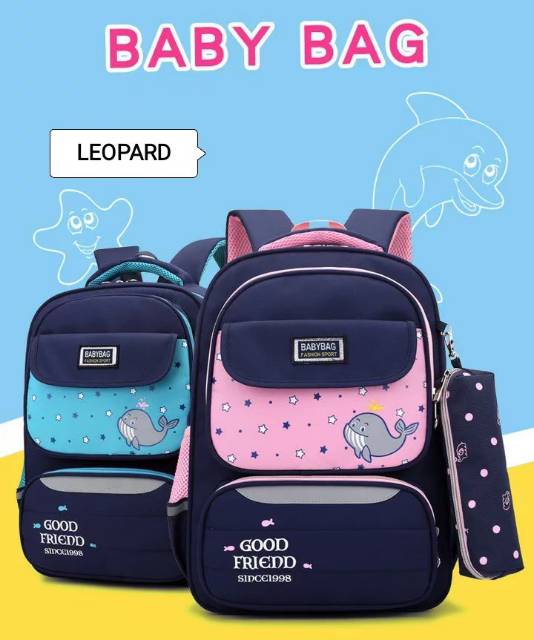 Back Pack Double Decker_Tas Ransel Anak_Lol_Unicorn_Superhero_Paw Patrol_Shopkins Fashion Cewek W5Q3