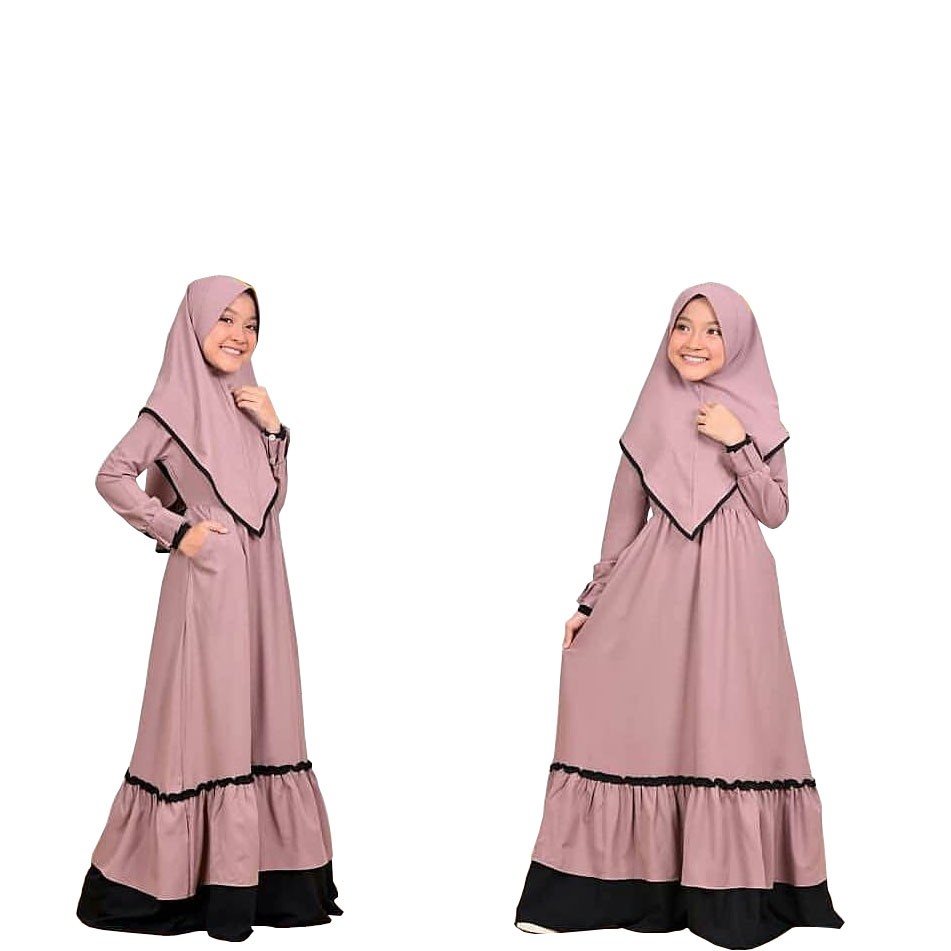 Cod Btary Kids Syari Gamis Syar I Anak Baju Setelan Muslim Anak Termurah Shopee Indonesia